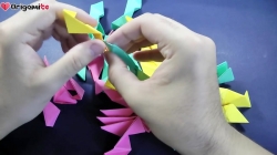 کاردستی با کاغذ رنگی برای کودکان و پیش دبستانی ها